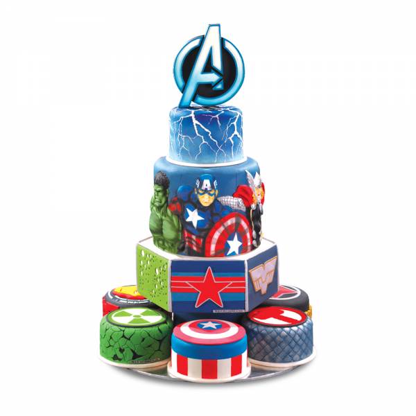 Avengers Super Heroes Cake